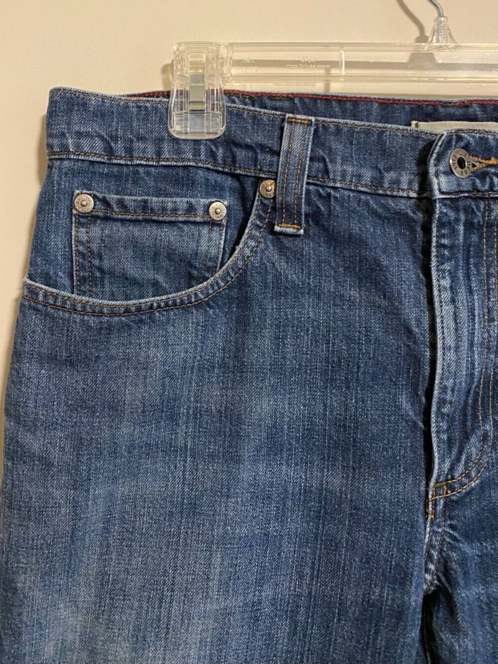 L.L. Bean Jeans Men's 34x30 Blue Standard Fit 1912 Denim Straight Leg Casual - Picture 4 of 6